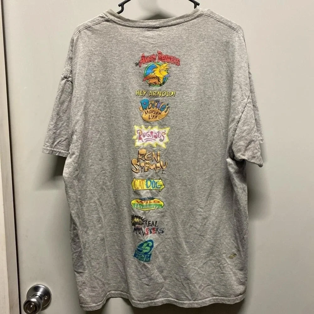 Nickelodeon | Shirts & Tops | Xl Grey Nickelodeon Rugrats Shirtpaint ...